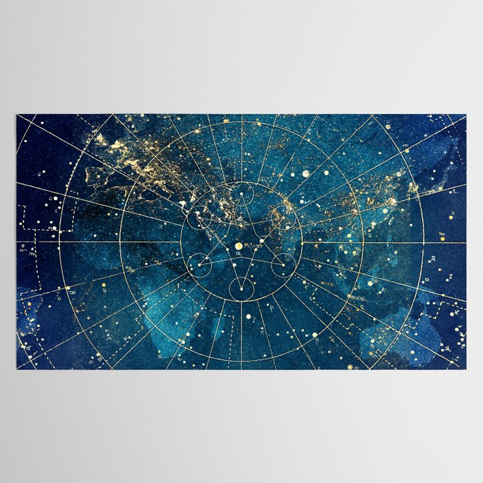 Star Map :: City Lights Tablecloth Gallery Image 2