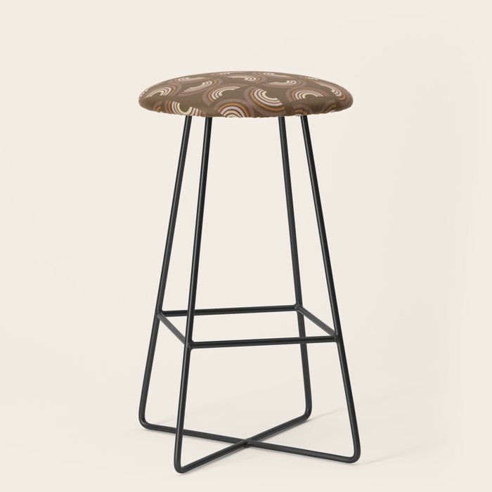 Retro Arches in Brown Stool Gallery Image 1