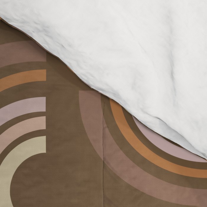 Retro Arches in Brown Comforter Gallery Image 4