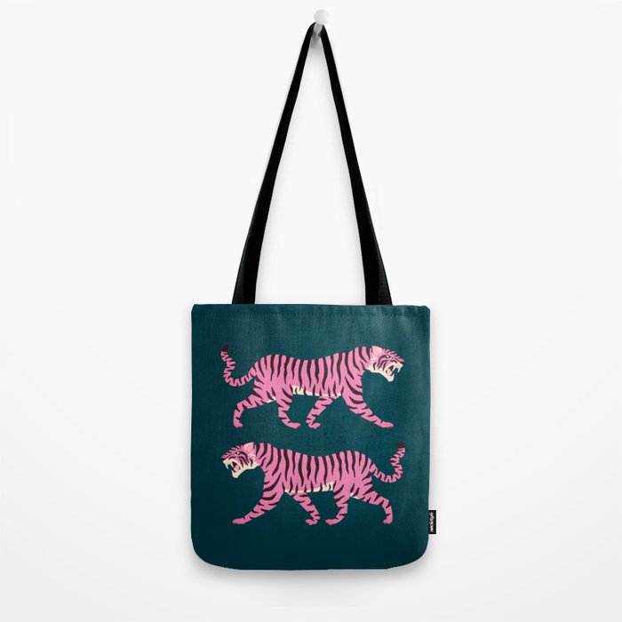 Fierce: Night Race Pink Tiger Edition Tote Bag Gallery Image 2