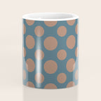Polka Dots Variable Pattern 3 Inspired by PANTONE 17 1230 Color of the Year Mocha Mousse Coffee Mug Gallery Image 4
