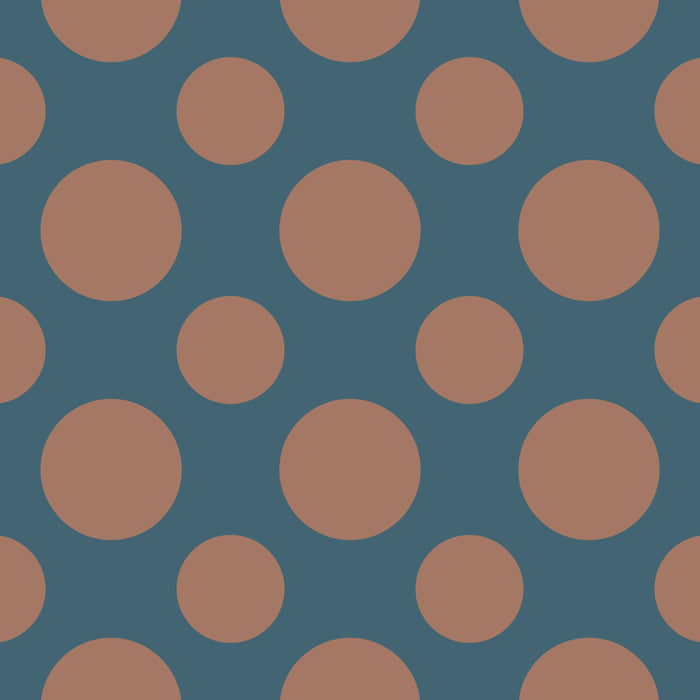 Polka Dots Variable Pattern 3 Inspired by PANTONE 17 1230 Color of the Year Mocha Mousse Coffee Mug Gallery Image 2