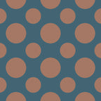 Polka Dots Variable Pattern 3 Inspired by PANTONE 17 1230 Color of the Year Mocha Mousse Coffee Mug Gallery Image 2
