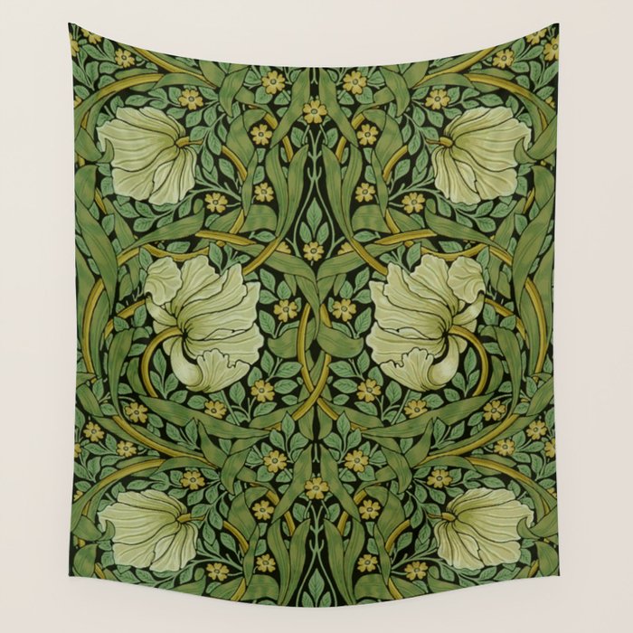 Pimpernel by William Morris Antique Vintage Victorian Jugendstil Art Nouveau Retro Pattern  Wall Tapestry Gallery Image 4