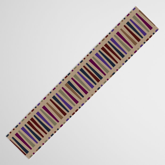 Geometric Fall Hues Table Runner Gallery Image 3
