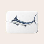 Blue Marlin (Makaira nigricans) Bath Mat Gallery Image 1