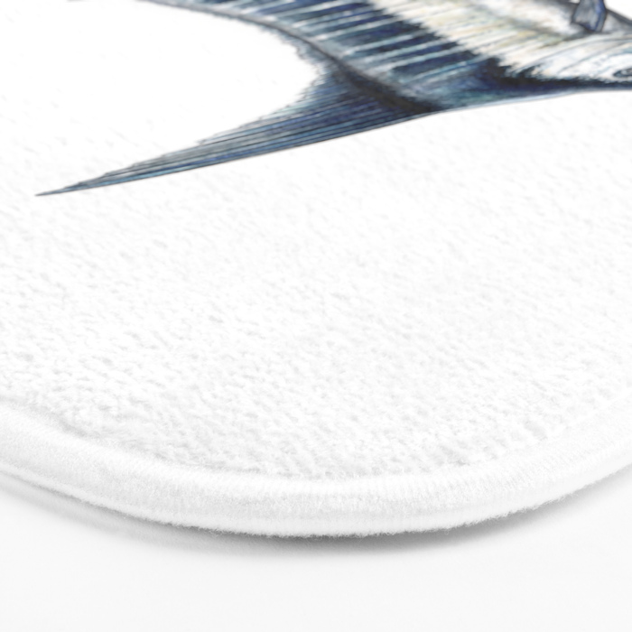 Blue Marlin (Makaira nigricans) Bath Mat Gallery Image 3