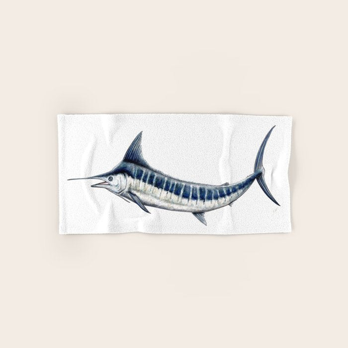 Blue Marlin (Makaira nigricans) Bath Towel Gallery Image 1