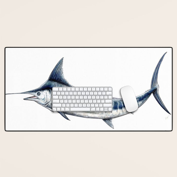 Blue Marlin (Makaira nigricans) Desk Mat Gallery Image 1
