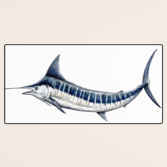 Blue Marlin (Makaira nigricans) Desk Mat Gallery Image 3
