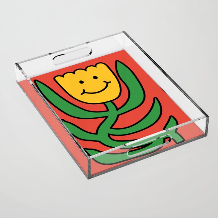 THE FLOWER OF JOY 01 Acrylic Tray Gallery Image 1