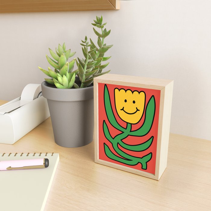 THE FLOWER OF JOY 01 Mini Art Print Gallery Image 2