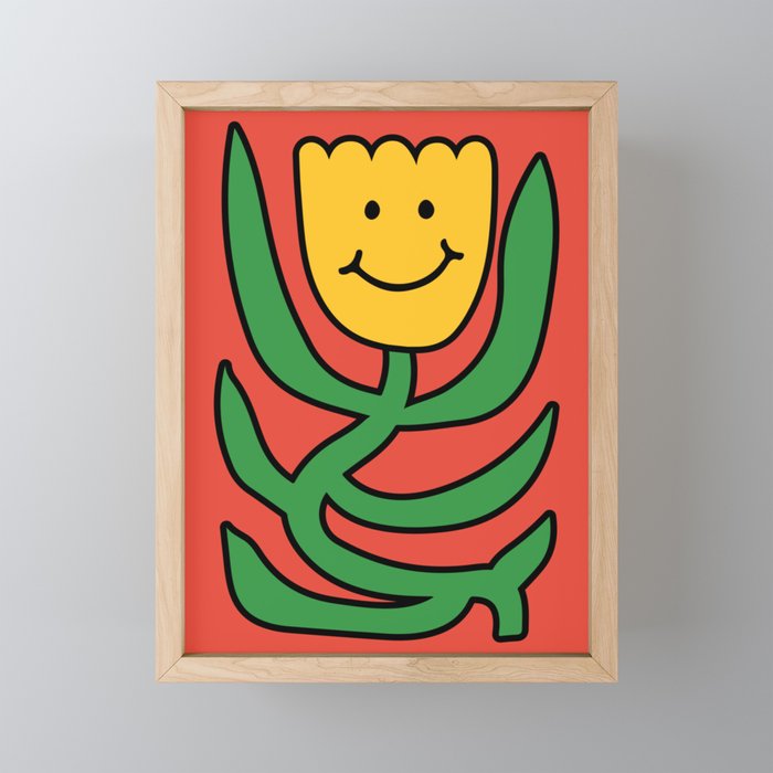 THE FLOWER OF JOY 01 Mini Art Print Gallery Image 1