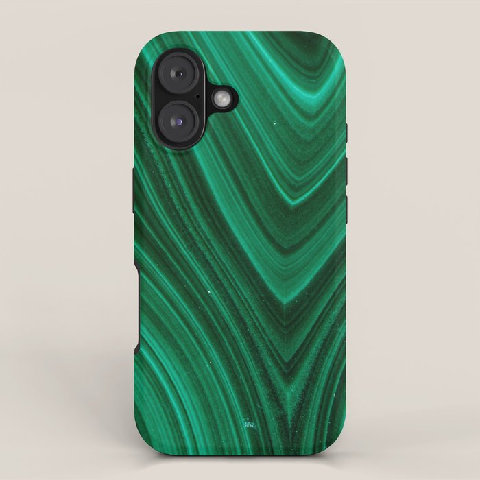 Malachite Green Marble Texture iPhone Case Gallery Image 1
