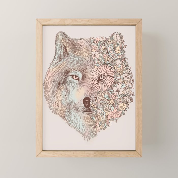 A Wild Life Mini Art Print Gallery Image 1