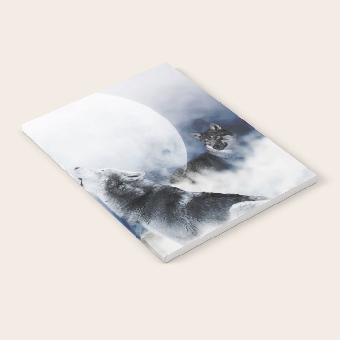 Winter Wolves, Wildlife Wolf Wild Dogs, Snow Full Moon Animals Photography Love Digital Art Notebook Gallery Image 1