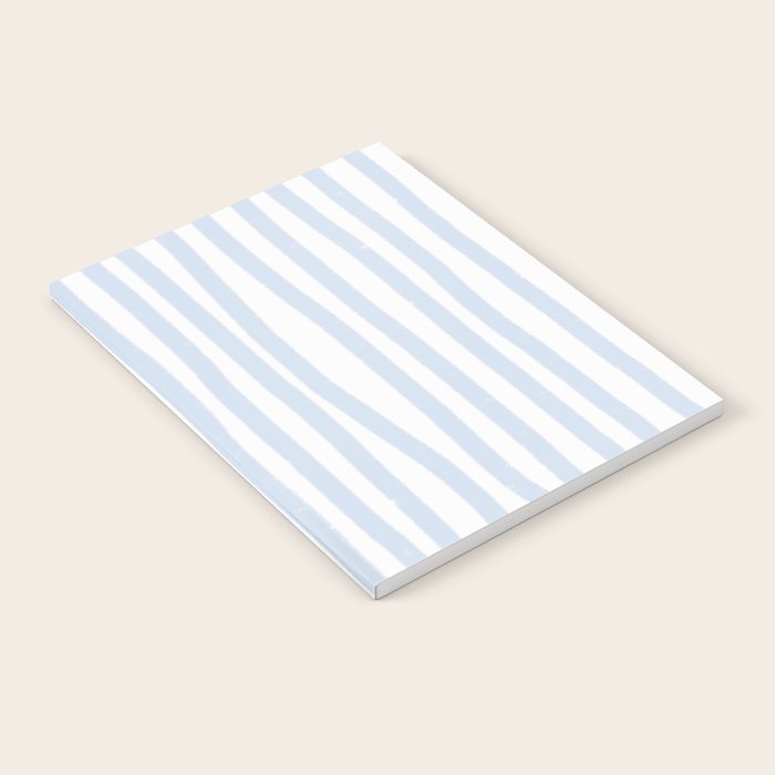 Light Blue Stripes Notebook Gallery Image 2