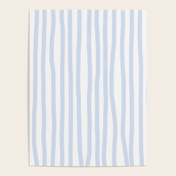 Light Blue Stripes Poster Gallery Image 4