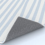 Light Blue Stripes Rug Gallery Image 4