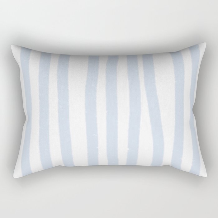 Light Blue Stripes Rectangular Pillow Gallery Image 2
