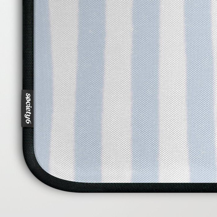 Light Blue Stripes Laptop Sleeve Gallery Image 3
