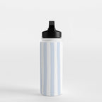 Light Blue Stripes Water Bottle Gallery Image 3