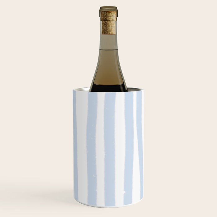 Light Blue Stripes Wine Chiller Gallery Image 1