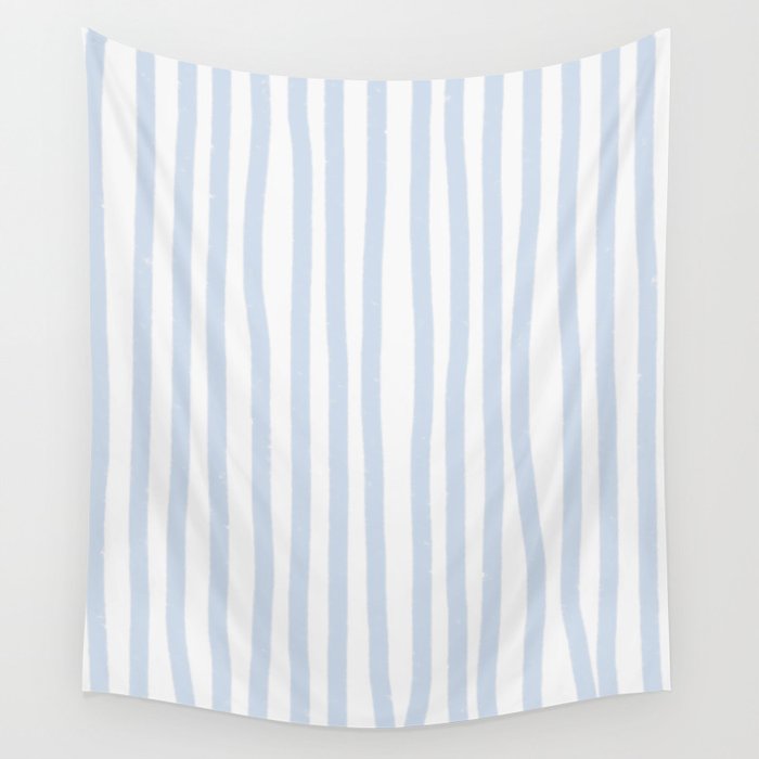 Light Blue Stripes Wall Tapestry Gallery Image 4