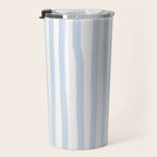Light Blue Stripes Travel Mug Gallery Image 3