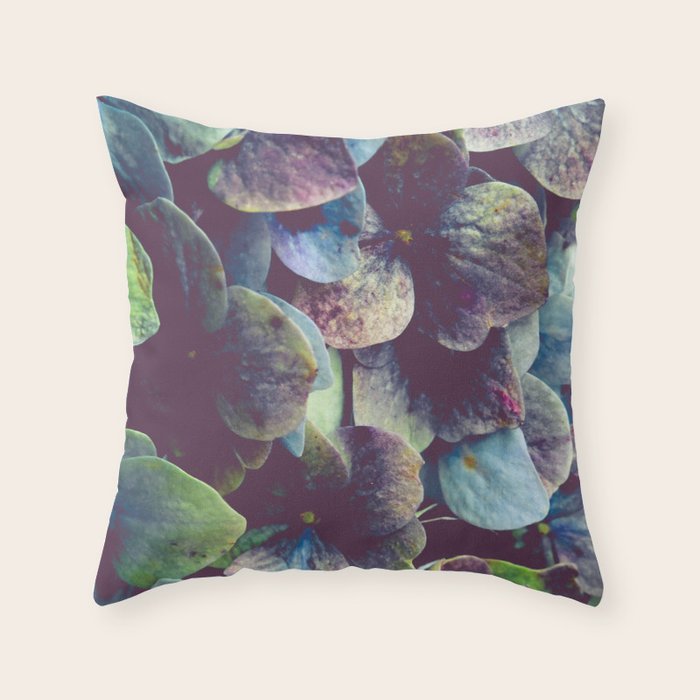 Hydrangea Botanical 1 Throw Pillow Gallery Image 6