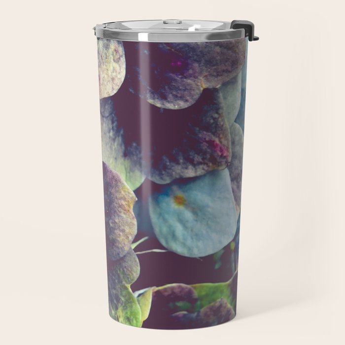 Hydrangea Botanical 1 Travel Mug Gallery Image 2