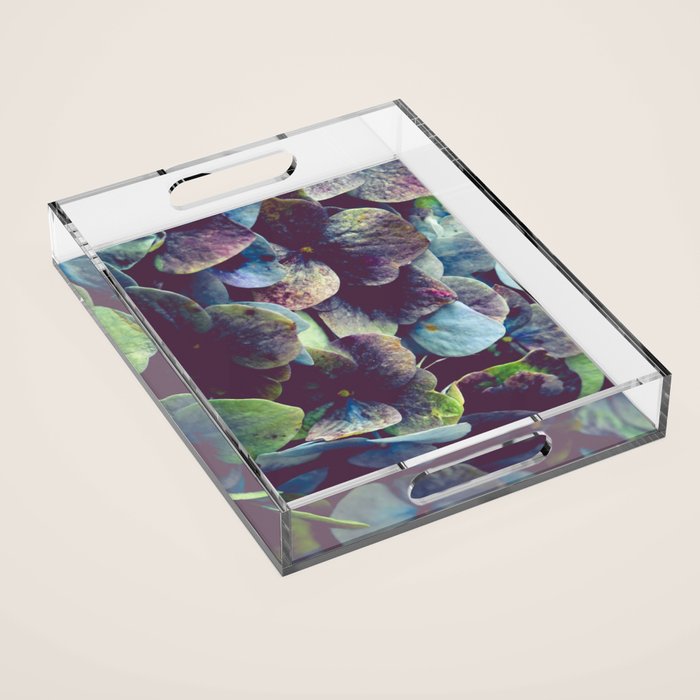 Hydrangea Botanical 1 Acrylic Tray Gallery Image 1