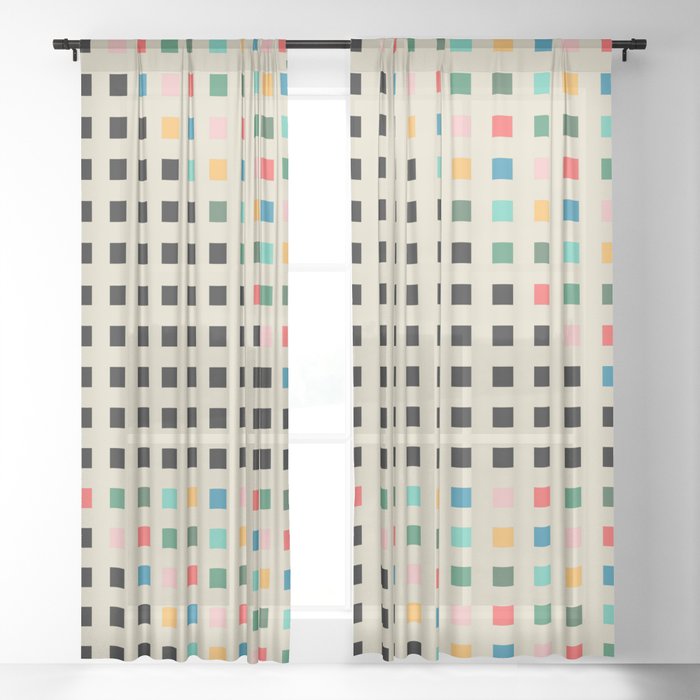 BAUHAUS POP VALENCIA Window Curtain Gallery Image 3