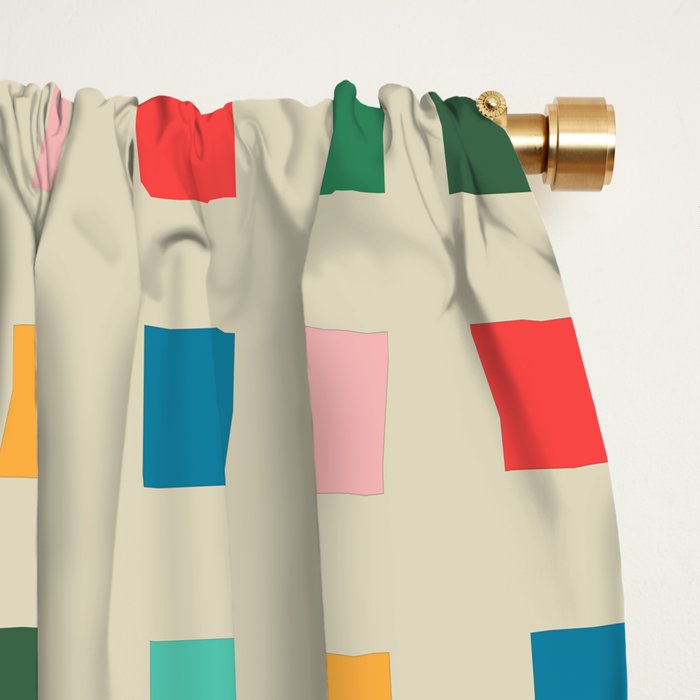 BAUHAUS POP VALENCIA Window Curtain Gallery Image 2