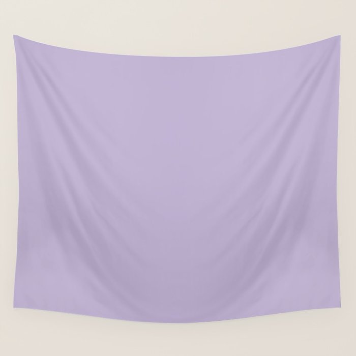 PASTEL LILAC Lavender Light Purple solid color Wall Tapestry Gallery Image 4
