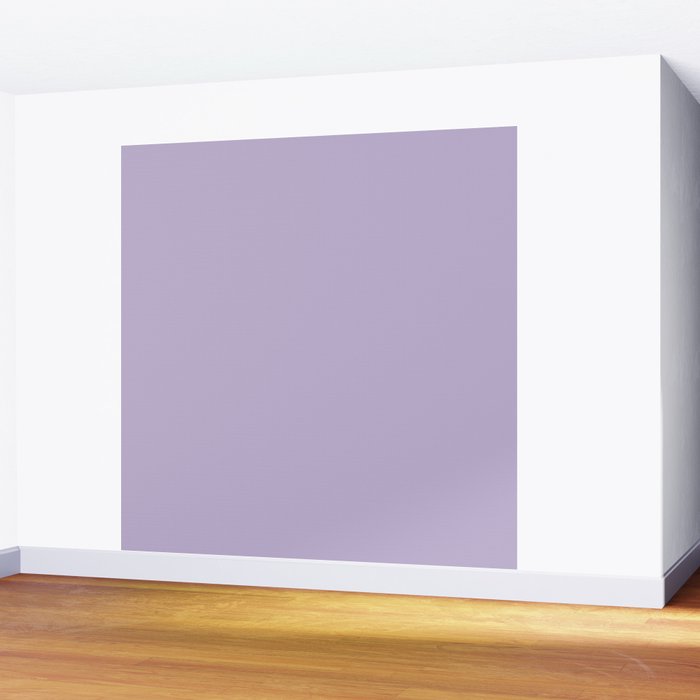 PASTEL LILAC Lavender Light Purple solid color Wall Mural Gallery Image 2