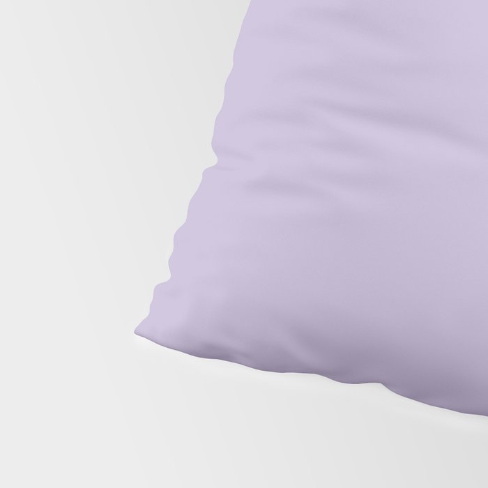 PASTEL LILAC Lavender Light Purple solid color Pillow Sham Gallery Image 4