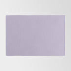 PASTEL LILAC Lavender Light Purple solid color Rug Gallery Image 2
