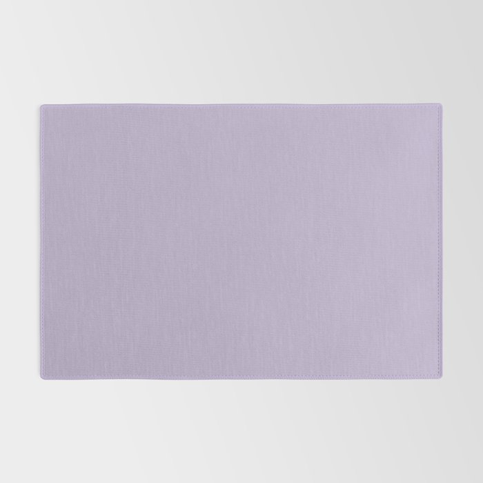PASTEL LILAC Lavender Light Purple solid color Rug Gallery Image 2