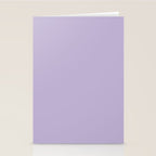 PASTEL LILAC Lavender Light Purple solid color Stationery Card Gallery Image 2