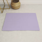 PASTEL LILAC Lavender Light Purple solid color Rug Gallery Image 1