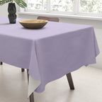 PASTEL LILAC Lavender Light Purple solid color Tablecloth Gallery Image 3