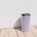 PASTEL LILAC Lavender Light Purple solid color Travel Mug Gallery Image 4