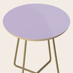 PASTEL LILAC Lavender Light Purple solid color Side Table Gallery Image 2