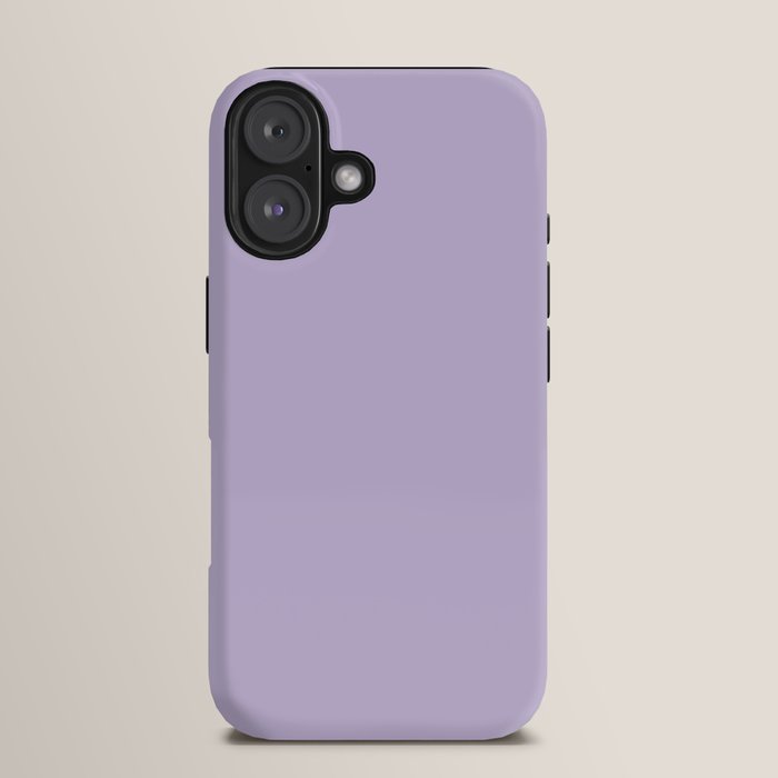 PASTEL LILAC Lavender Light Purple solid color iPhone Case Gallery Image 13