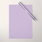 PASTEL LILAC Lavender Light Purple solid color Wrapping Paper Gallery Image 1