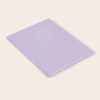 PASTEL LILAC Lavender Light Purple solid color Notebook Gallery Image 2