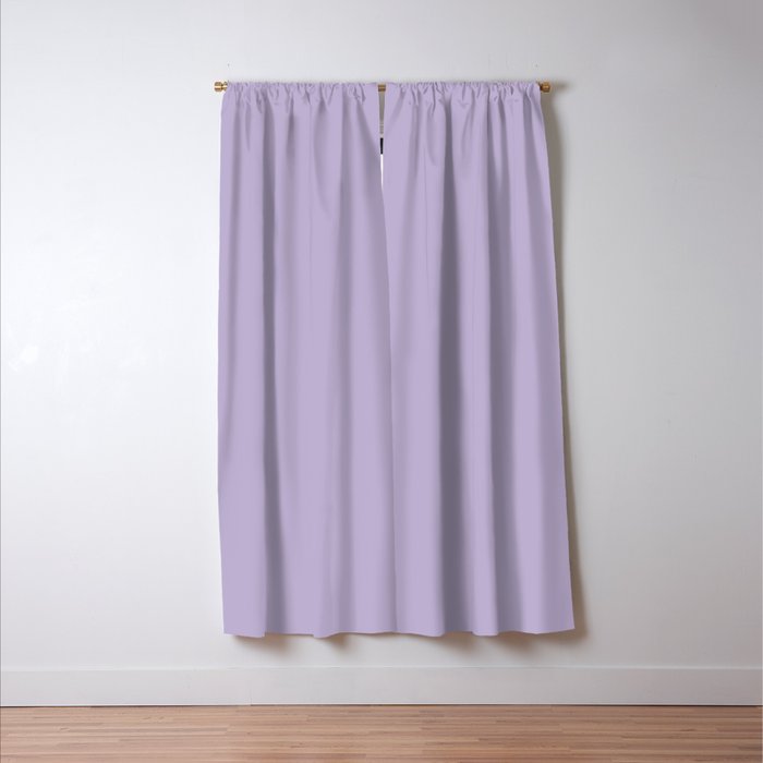 PASTEL LILAC Lavender Light Purple solid color Window Curtain Gallery Image 3
