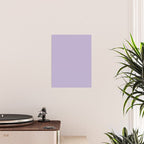 PASTEL LILAC Lavender Light Purple solid color Poster Gallery Image 2