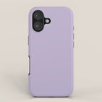 PASTEL LILAC Lavender Light Purple solid color iPhone Case Gallery Image 1